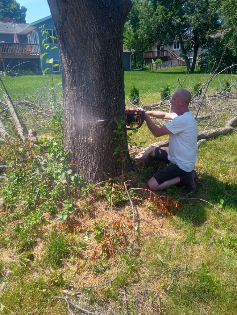 Paul-cutting-a-tree